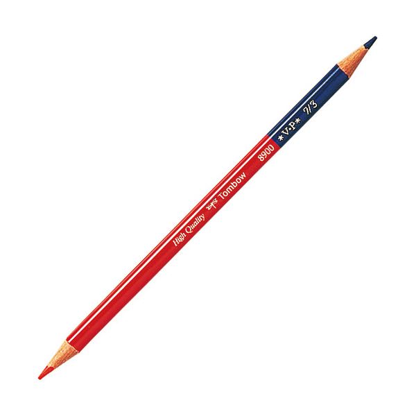 【クーポン配布中】【1ダース（12本）×5セット】 トンボ鉛筆 赤青鉛筆 8900VP 7／3（朱藍） Tombow-8900-VP7／3X5
