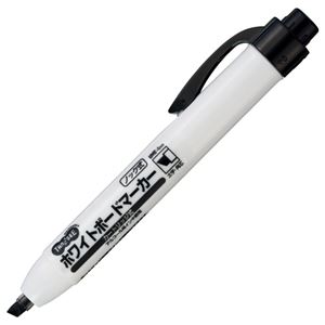 【ポイント20倍】（まとめ） TANOSEE ノック式ホワイトボードマーカー カートリッジタイプ 角芯 黒 1本 【×40セット】