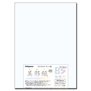 【クーポン配布中】（まとめ） 長門屋商店 OAマルチケント紙 美彩紙 B5 ナ-961 1パック（50枚） 【×5セット】