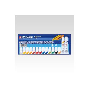 【クーポン配布中】（まとめ） サクラクレパス マット水彩 不透明水彩 ラミネートチューブ入 EMW15GS 入 【×3セット】