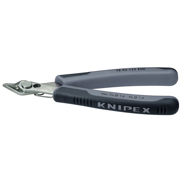 【百貨店SALEでP最大限度47倍】KNIPEX（クニペックス）7803-125ESD 電子工学 百貨店ニッパー （SB）