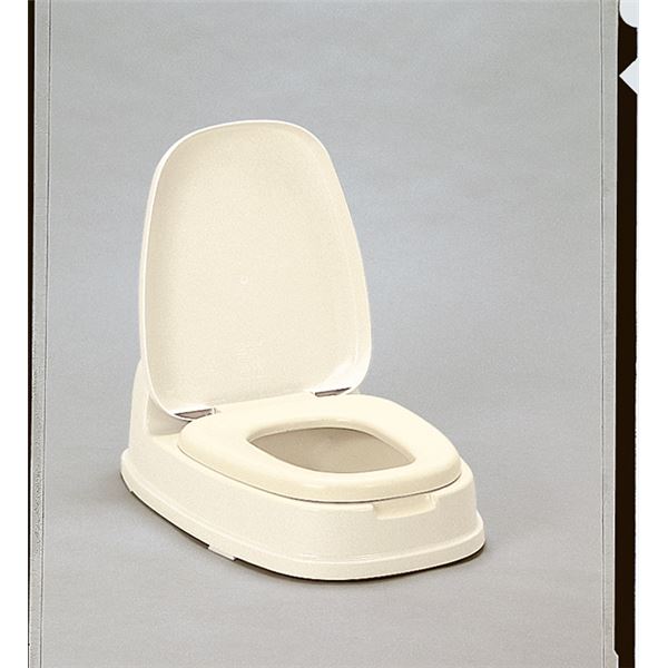 【マラソンでP最大47倍】和式トイレ用洋式便座/簡易洋式便座 【両用型】 ベージュ 抗菌加工 ポリプロピレン製 9,100円