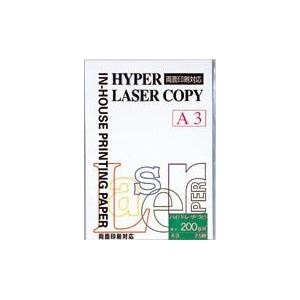 【ポイント20倍】（まとめ） 伊東屋 ハイパーレーザーコピー A3判 ホワイト HP204 25枚入 【×2セット】