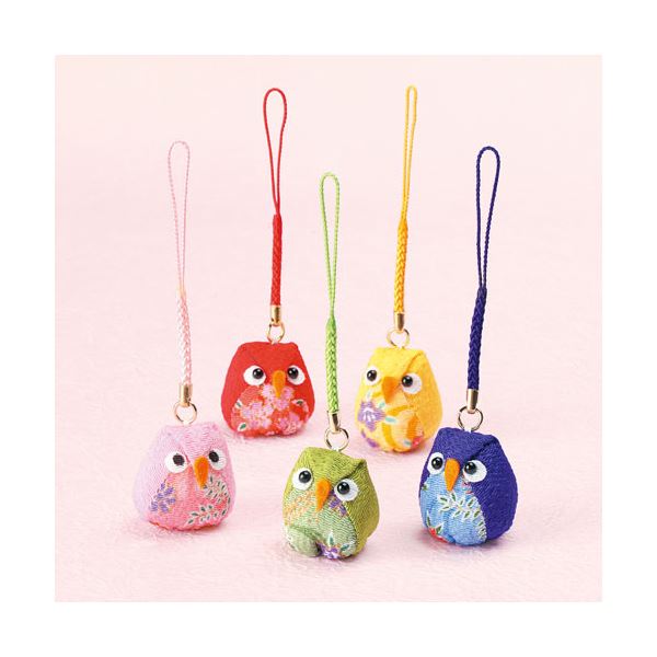 【ポイント20倍】（まとめ） パナミ 五色の根付 福ろう【×10セット】