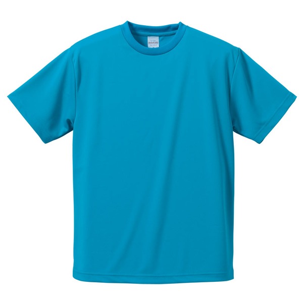 【マラソンでP最大47倍】UVカット・吸汗速乾・5枚セット・4.1オンスさらさらドライ Tシャツ ターコイズ ブルー 150cm