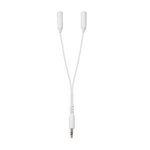 【ポイント20倍】(まとめ)YAZAWA 2分配オーディオコード白 TK01W【×10セット】