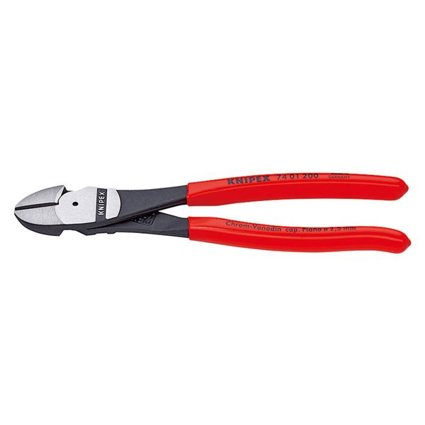 【マラソンでP最大49倍】KNIPEX（クニペックス）7401-200 強力型斜ニッパー（硬線用） （SB）