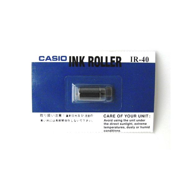 【ポイント20倍】（まとめ） カシオ レジスター用消耗品 電子レジスター用 インクローラー IR-40 黒 1個入 【×3セット】