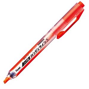 【ポイント20倍】（まとめ） ぺんてる 蛍光ペン ノック式ハンディラインS オレンジ SXNS15-F 1本 【×40セット】