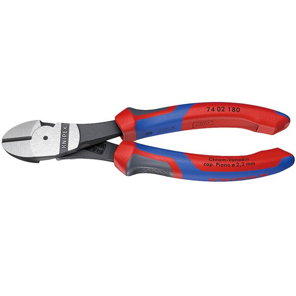 【マラソンでP最大49倍】KNIPEX（クニペックス）7402-180 強力型斜ニッパー（硬線用） （SB）