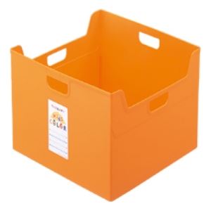 【クーポン券別れ別れ中】(お役目用仕掛ける) セラピーキッズカラー 整理保存用具ボックス席 A4ダブル フボ-TCW5-KO キッズオレンジ【×5仕掛ける】