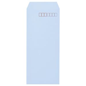 【ポイント20倍】(まとめ) キングコーポレーション ソフトカラー封筒 長4 80g/m2 〒枠あり アクア N4S80A 1パック(100枚) 【×10セット】
