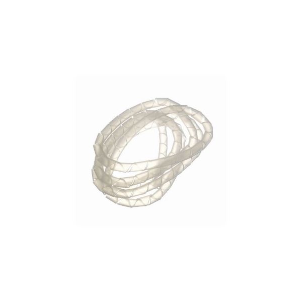 【マラソンでP最大47倍】(まとめ)YAZAWA まとめるチューブ 内径：6mm 白 1.5m FCT6W【×50セット】
