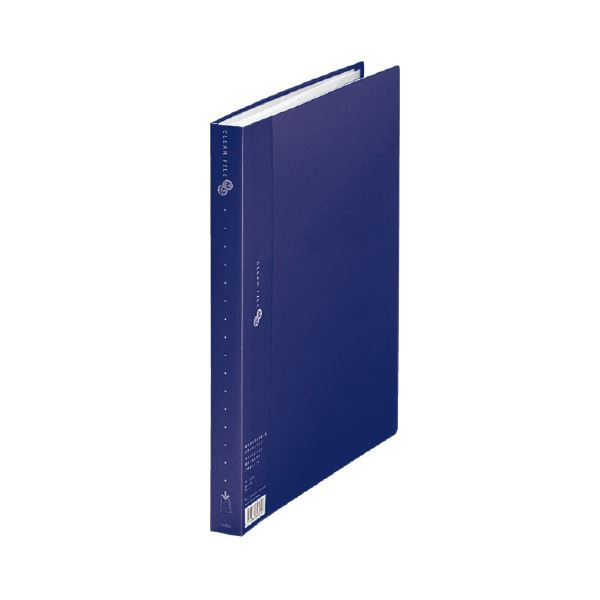 【マラソンでポイント最大47.5倍】プラス クリアーファイル40P FC-124EL A4S NV 10冊|インテリアの壱番館