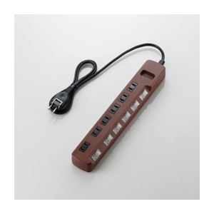 【ポイント20倍】(まとめ)エレコム 個別スイッチ付 雷ガードタップ T-BR04-2610BR【×3セット】