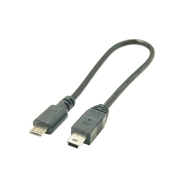 【尖んがり20倍】(まとめ)うつり変わりはやりっ子 USB有線テレビ20糎 microHOST to miniHOST USBMCH-M5H20【×10仕掛ける】