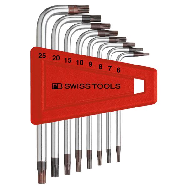 【マラソンでP最大49倍】PB SWISS TOOLS 410H／6-25 L型ヘクスローブレンチセット（パックなし）