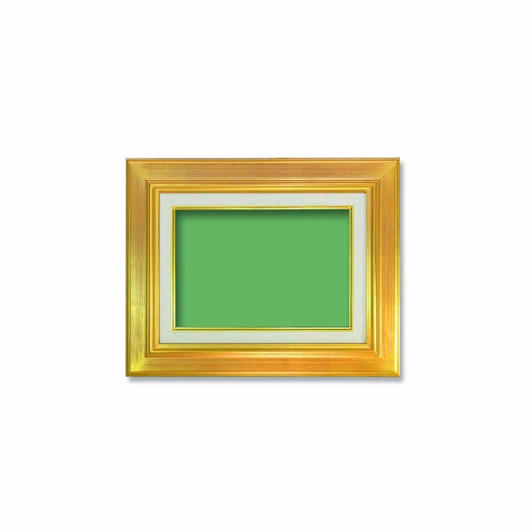 【クーポン配布中】【油額】油絵額・キャンバス額・金の油絵額・銀の油絵額 ■油絵額 SM（227×158mm）「ゴールド」