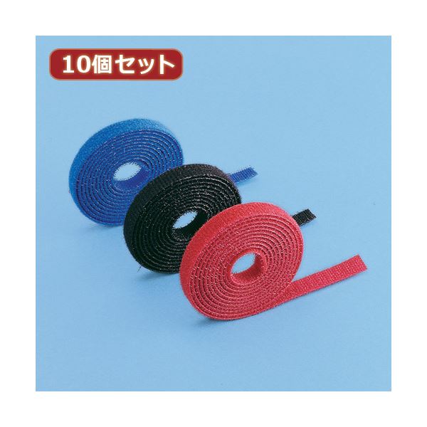 【ポイント20倍】10個セット サンワサプライ ケーブルタイ（面ファスナー） CA-MF4SETN CA-MF4SETNX10