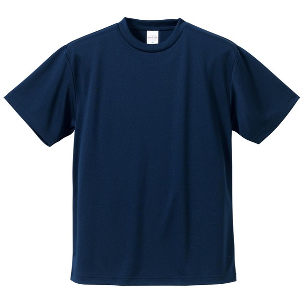 【マラソンでP最大47倍】UVカット・吸汗速乾・5枚セット・4.1オンスさらさらドライ Tシャツ ネイビー S