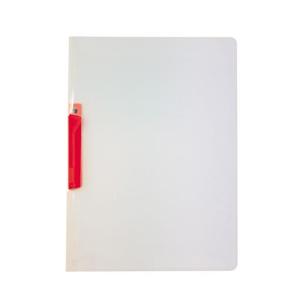 【ポイント20倍】（まとめ） クリップインファイル A4判タテ型 SSS-105-20 レッド 1冊入 【×20セット】