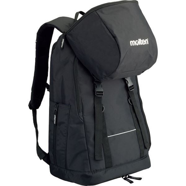 【マラソンでP最大49倍】【モルテン Molten】 ミニバス用 バックパック/鞄 【ブラック】 容量34L 幅35cm LB0032 〔運動 スポーツ用品〕