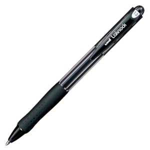 【ポイント20倍】(まとめ) 三菱鉛筆 油性ボールペン VERY楽ノック 太字 1.0mm 黒 SN10010.24 1本 【×60セット】