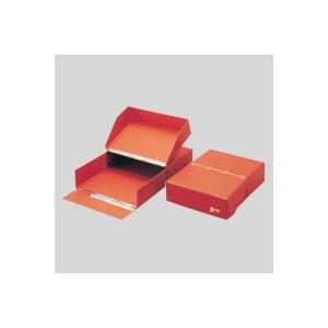 【ポイント20倍】（まとめ） ボックス〈図面函〉 T-280-00 茶 1個入 【×2セット】