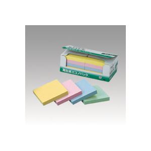 【ポイント20倍】（まとめ） 住友スリーエム ポストイット(R) エコノパック(TM)製品シリーズ 10個入り 横75×縦75mm 6541-K 混色 10個入 【×3セット】