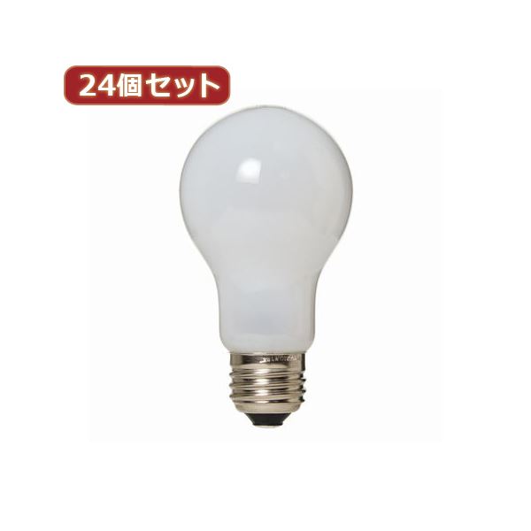【マラソンでポイント最大47.5倍】YAZAWA 24個セット 長寿命シリカ60W形 LW100V60WWLX24|インテリアの壱番館