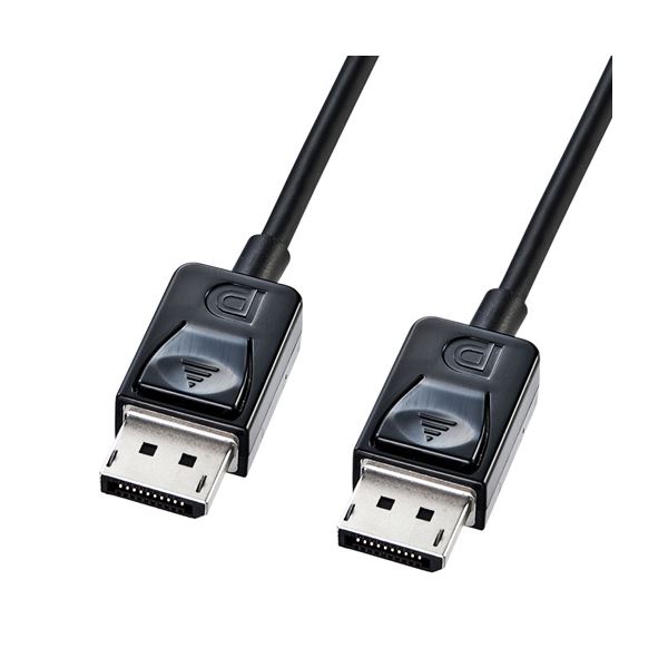 【尖んがり20倍】（まとめ）サンワサプライ DisplayPort有線テレビ1m KC-DP1K【×2仕掛ける】