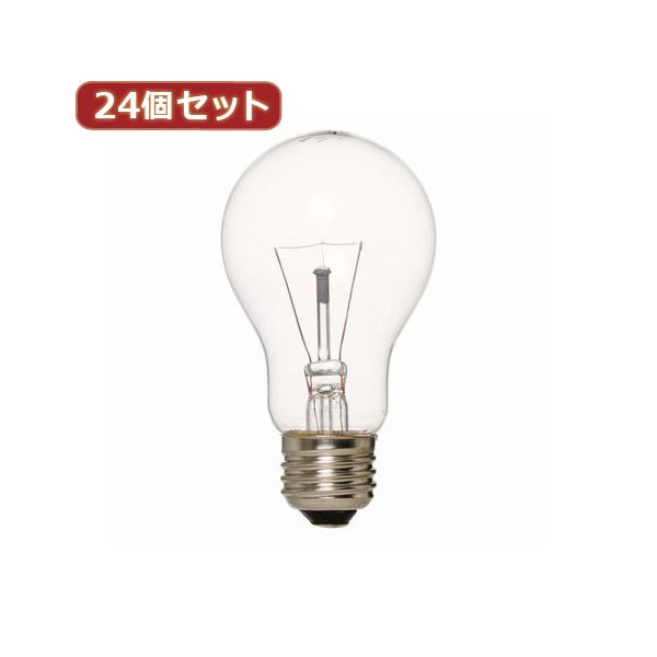 【尖んがり20倍】YAZAWA 24個仕掛ける 年長命読みやすい60W形 L100V60WCLX24