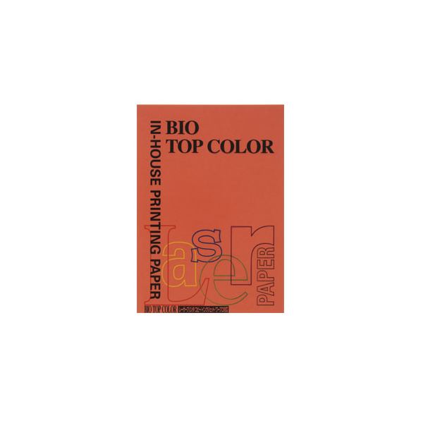 【マラソンでP最大49倍】（まとめ） 伊東屋 バイオトップカラー A4判 100枚入 80g／m2 BT119 ブリックレッド 【×3セット】