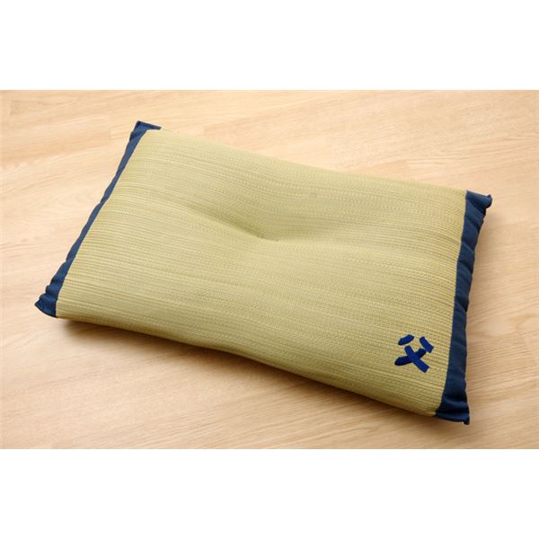 【尖んがり20倍】い草 枕/ピロー 【ご機嫌基準打数 約43×63糎 中材：低手向かいウレタン手当て】 抗菌防臭 消臭役立つこと 〔寝台御部屋 寝部屋〕【代引不可】