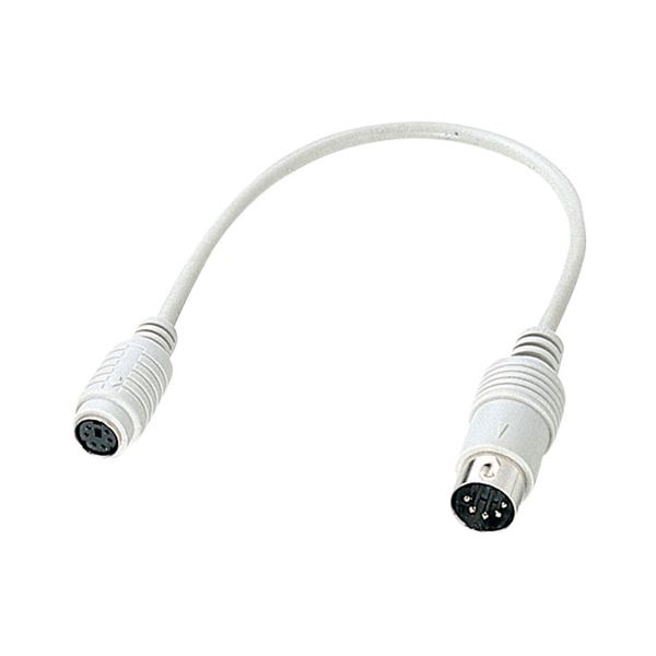 【尖んがり20倍】（まとめ）サンワサプライ 鍵盤うつり変わり有線テレビ（0.2m） KB-5M6F02K【×5仕掛ける】