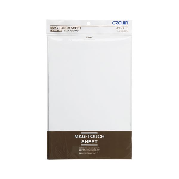 【ポイント20倍】（まとめ） マグタッチシート ツヤ無しタイプ CR-MG2030-W 白 1枚入 【×10セット】