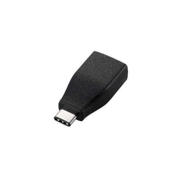 【尖んがり20倍】(まとめ)エレコム Type-Cうつり変わりアダプター USB3-AFCMADBK【×2仕掛ける】
