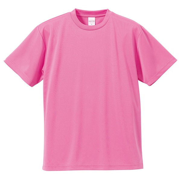 【マラソンでP最大47倍】UVカット・吸汗速乾・5枚セット・4.1オンスさらさらドライ Tシャツピンク 160cm