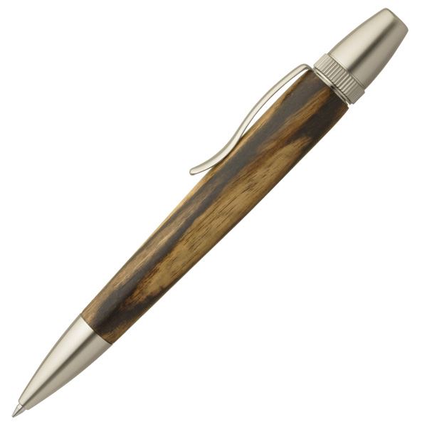 【ポイント20倍】銘木 ハンドメイド ボールペン/文房具 【黒柿 くろかき】 日本製 0.7mm 文具 オフィス用品 ステーショナリー