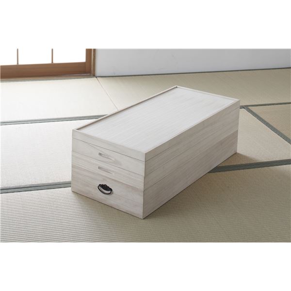【百貨店SALEでP最大限度47倍】総桐お召しもの入れもの/桐箱 【3段】 幅91糎 積み重ね可 日本製 【切り上げる品】