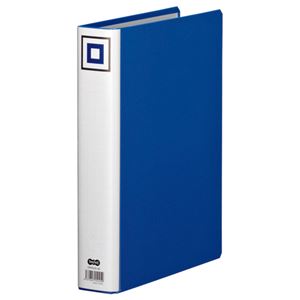 【クーポン券別れ別れ中＆百貨店SALE客体】（まとめ） TANOSEE 両開き煙管式整理保存用具V A4タテ 400枚閉じ込める 背幅55粍 青 1冊 【×10仕掛ける】