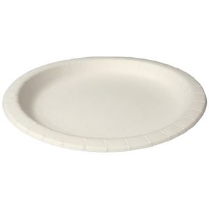 【マラソンでP最大49倍】(まとめ) ペーパーウエア ナチュラルパルププレート 26cm NP-26 1パック(50枚) 【×3セット】