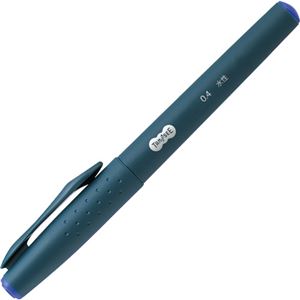 【マラソンでP最大49倍】（まとめ） TANOSEE 水性サインペン 0.4 青 1本 【×60セット】