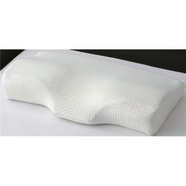 【尖んがり20倍】メディキュアピロー/枕 【R型】 幅50cm×奥ふかさ30cm×高さ6糎～10糎 低手向かいウレタン質問用紙 ポリエステル100％【代引不可】