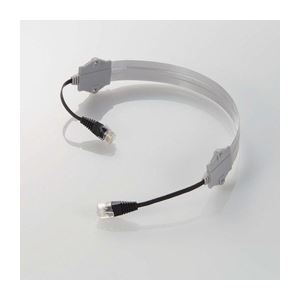 【尖んがり20倍】（まとめ）エレコム CAT5E判定基準ローカルエリアネットワーク有線テレビ（室外相応う版） LD-VAPF／SV05【×2仕掛ける】