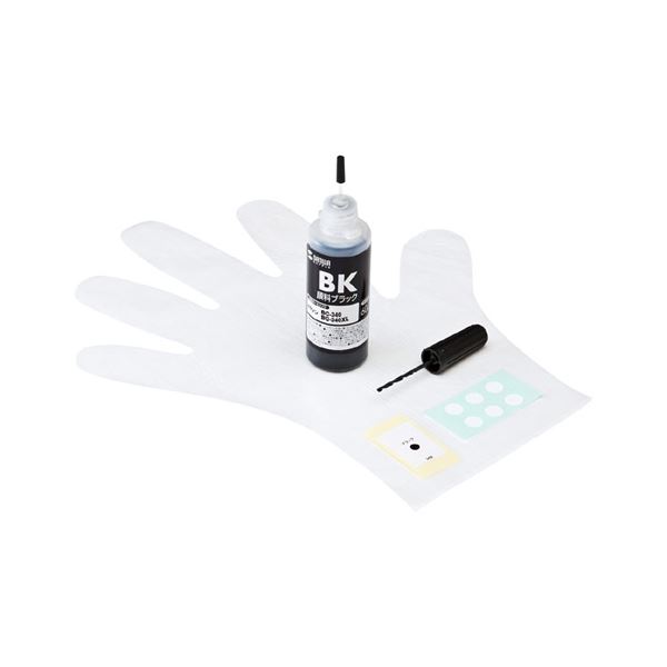 【百貨店SALEでP最大限度47倍】（まとめ）サンワサプライ 詰め替えインキBC-340用 INK-C340B60S【×3仕掛ける】