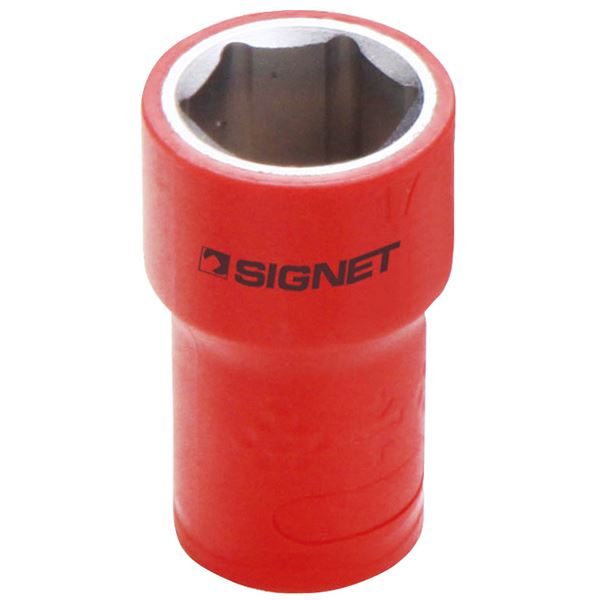 【マラソンでP最大47倍】SIGNET（シグネット） E41617 3／8DR 絶縁ソケット 6角 17MM