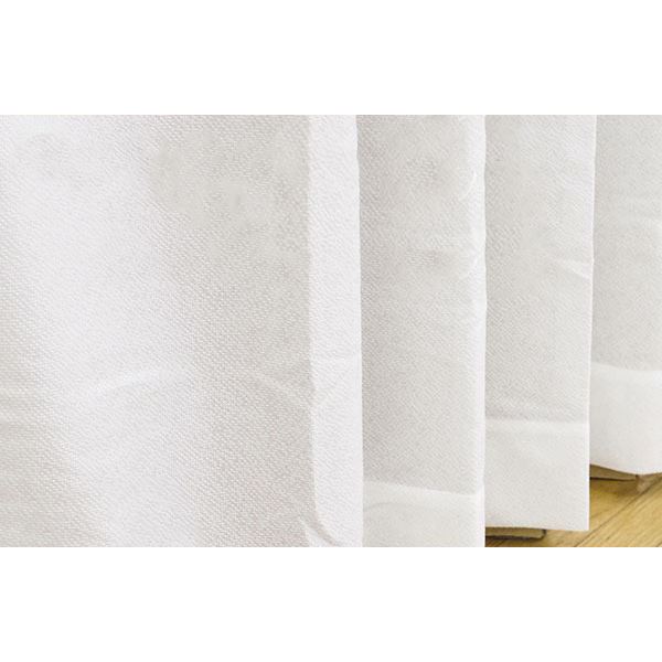 【クーポン配布中】防炎 UVカット レースカーテン / 1枚のみ 200×223cm ナック / アイボリー 最大18℃断熱 省エネ 帝人 日本製 九装