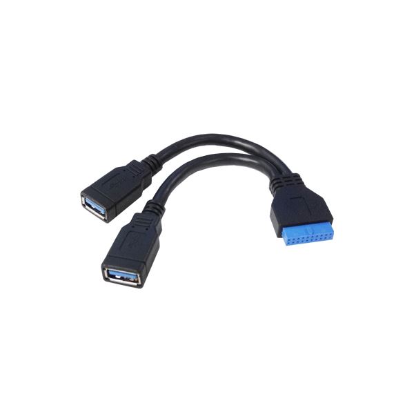 【尖んがり20倍】(まとめ)うつり変わりはやりっ子 M/B 付属品 USB3.0 ピンヘッダケーブル MB-USB3/CA【×5仕掛ける】