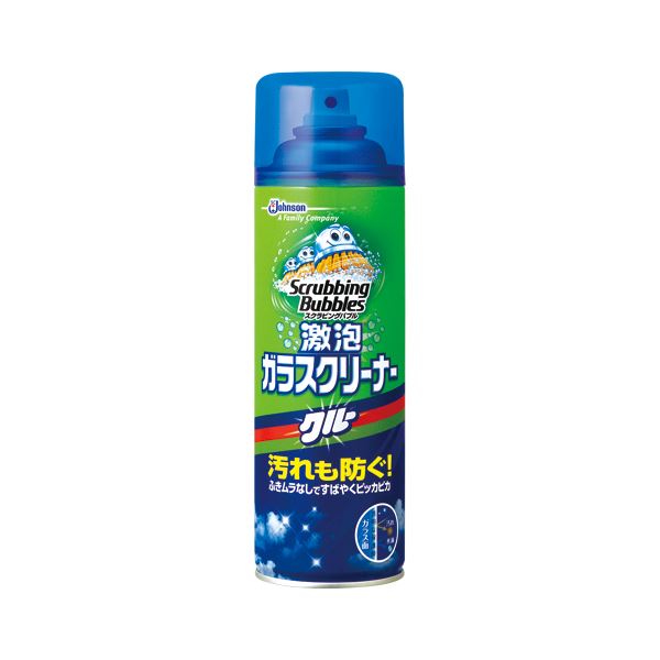 【ポイント20倍】（まとめ） ジョンソン スクラビングバブル 激泡ガラスクリーナー スクラビングバブル激泡ガラスクリーナー 1個入 【×5セット】